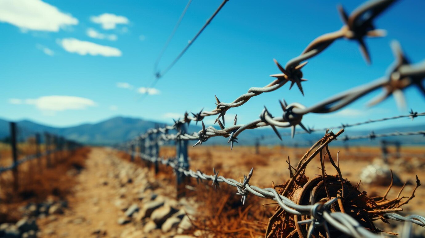 barbed-wire-fence-against-cloudy-blue-sky-symbolizing-restriction_91128-4473.jpg